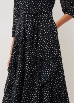Luciana Spot Print Midi Dress -TrendLust Verkäufe 220762000 05 luciana spot print midi dress