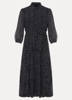Luciana Spot Print Midi Dress -TrendLust Verkäufe 220762000 99 luciana spot print midi dress