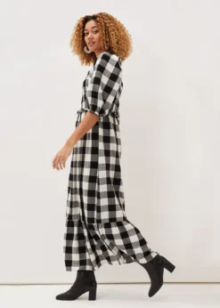 Evlin Gingham Square Neck Dress -TrendLust Verkäufe 220772287 05 evlin gingham square neck dress
