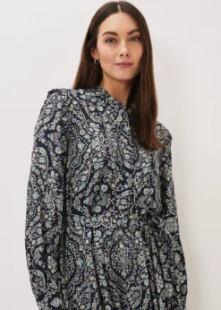 Polly Paisley Print Midi Dress -TrendLust Verkäufe 220775000 04 polly paisley print midi dress
