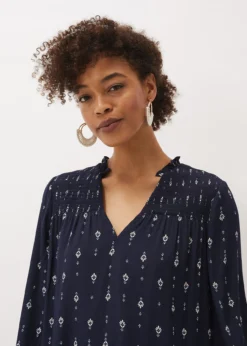 Magda Geometric Print Swing Dress -TrendLust Verkäufe 220776000 04 magda geometric print swing dress