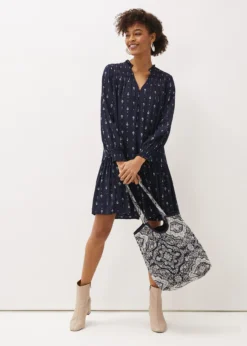 Magda Geometric Print Swing Dress -TrendLust Verkäufe 220776000 05 magda geometric print swing dress