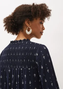 Magda Geometric Print Swing Dress -TrendLust Verkäufe 220776000 06 magda geometric print swing dress