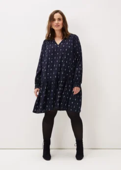 Magda Geometric Print Swing Dress -TrendLust Verkäufe 220776000 07 magda geometric print swing dress