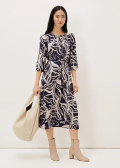 Carley Print Jersey Midi Dress -TrendLust Verkäufe 220784000 03 carley print jersey midi dress