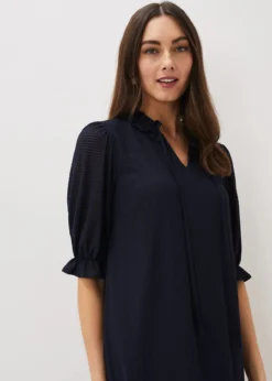 Aerin Textured Swing Dress -TrendLust Verkäufe 220786351 04 aerin textured swing dress