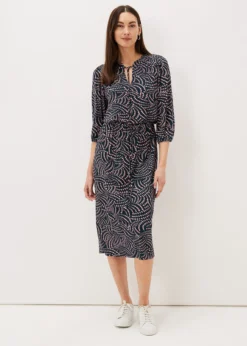 Grace Geo Tile Print Dress