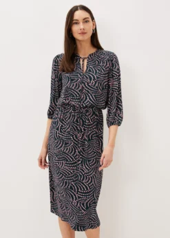 Grace Geo Tile Print Dress -TrendLust Verkäufe 220866000 03 grace geo tile print dress