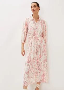 Tana Coral Printed Midi Dress -TrendLust Verkäufe 220886293 03 tana coral printed midi dress