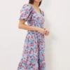 Abbiana Cotton Floral Midi Dress