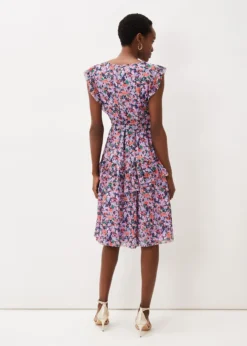 Breesha Floral Midi Dress -TrendLust Verkäufe 220903000 03 breesha floral midi dress