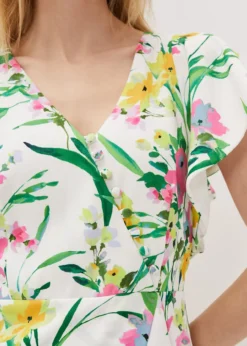 Evelin Printed Frill Hem Dress -TrendLust Verkäufe 220930931 04 evelin printed frill hem dress