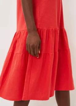 Elizebeth Cotton Tiered Midi Dress -TrendLust Verkäufe 220939656 05 elizebeth cotton tiered midi dress