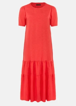 Elizebeth Cotton Tiered Midi Dress -TrendLust Verkäufe 220939656 99 elizebeth cotton tiered midi dress