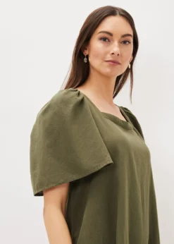Claria Linen Midi Dress -TrendLust Verkäufe 220957507 04 claria linen midi dress