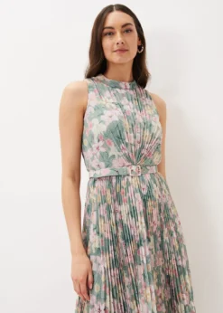 Simara Floral Pleated Dress -TrendLust Verkäufe 220989739 04 simara floral pleated dress