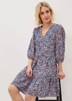 Penele Dotty Print Short Dress -TrendLust Verkäufe 221020000 05 penele dotty print short dress