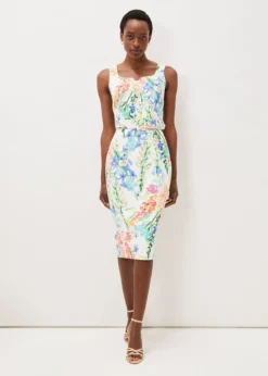 Serina Floral Midi Dress
