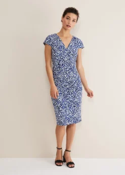 Brooke Printed Wrap Dress -TrendLust Verkäufe 221047380 03 brooke printed wrap dress