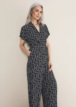 Paige Abstract Print Wide Leg Jumpsuit -TrendLust Verkäufe 221080287 03 paige abstract print wide leg jumpsuit
