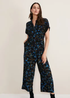 Nell Floral Wide Leg Jumpsuit -TrendLust Verkäufe 221090007 03 nell floral wide leg jumpsuit