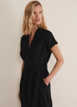 Spencer Linen Wide Leg Jumpsuit -TrendLust Verkäufe 221095050 05 spencer linen wide leg jumpsuit