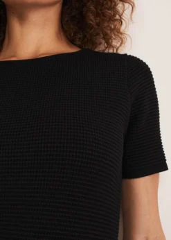 Elsa Ribbed Short Sleeve T-Shirt Dress -TrendLust Verkäufe 221117050 05 elsa ribbed short sleeve t shirt dress