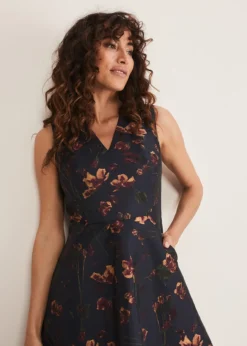 Savannah Jacquard Floral Fit And Flare Dress -TrendLust Verkäufe 221141493 05 savannah jacquard floral fit and flare dress