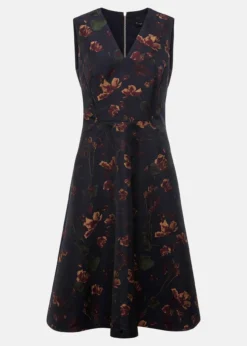Savannah Jacquard Floral Fit And Flare Dress -TrendLust Verkäufe 221141493 99 savannah jacquard floral fit and flare dress