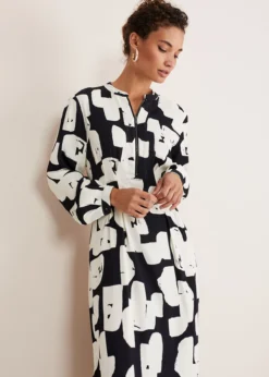 Luana Geo Zip Front Midi Dress -TrendLust Verkäufe 221156867 05 luana geo zip front midi dress