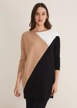 Isabel Colourblock Knit Dress