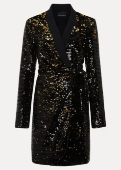 Brea Wrap Tuxe Sequin Dress -TrendLust Verkäufe 221243728 99 brea wrap tuxe sequin dress