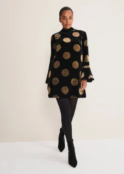 Aylin Spot Bell Sleeve Dress -TrendLust Verkäufe 221251029 03 aylin spot bell sleeve dress
