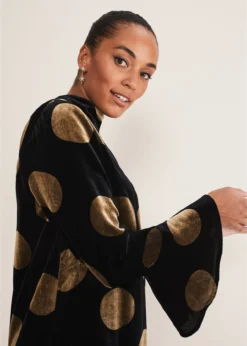 Aylin Spot Bell Sleeve Dress -TrendLust Verkäufe 221251029 04 aylin spot bell sleeve dress