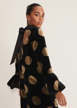 Aylin Spot Bell Sleeve Dress -TrendLust Verkäufe 221251029 05 aylin spot bell sleeve dress