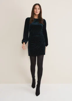 Adele Studded Velvet Dress 8 Adele Studded Velvet Dress -TrendLust Verkäufe 221265249 03 adele studded velvet dress