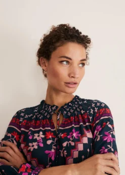 Asa Tile Print Midaxi Dress -TrendLust Verkäufe 221282281 04 asa tile print midaxi dress