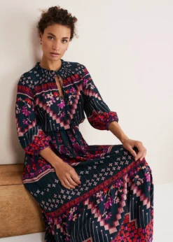 Asa Tile Print Midaxi Dress -TrendLust Verkäufe 221282281 05 asa tile print midaxi dress