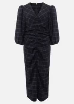 Addison Check Ruched Dress -TrendLust Verkäufe 221284015 99 addison check ruched dress