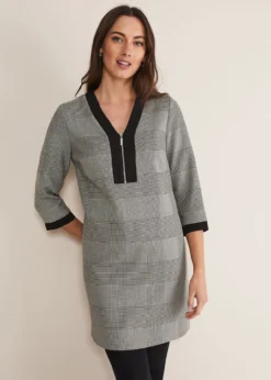 Soraya Check Midi Dress