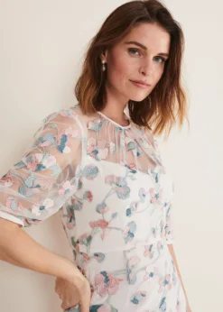 Maia Floral Embroidered Midi Dress -TrendLust Verkäufe 221367881 04 maia floral embroidered midi dress