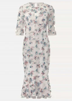 Maia Floral Embroidered Midi Dress -TrendLust Verkäufe 221367881 99 maia floral embroidered midi dress