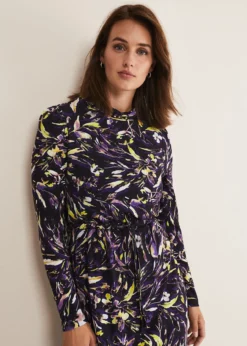 Zenobia Printed Jersey Dress -TrendLust Verkäufe 221387807 04 zenobia printed jersey dress