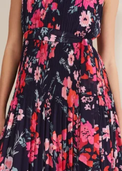 Tillie Floral Pleated Midi Dress -TrendLust Verkäufe 221418493 05 tillie floral pleated midi dress