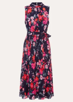 Tillie Floral Pleated Midi Dress -TrendLust Verkäufe 221418493 99 tillie floral pleated midi dress