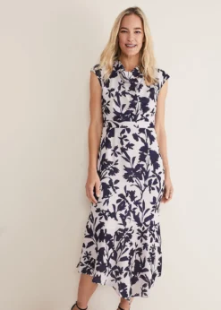 Willow Floral Cowl Neck Midi Dress -TrendLust Verkäufe 221432817 03 willow floral cowl neck midi dress