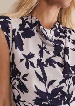 Willow Floral Cowl Neck Midi Dress -TrendLust Verkäufe 221432817 04 willow floral cowl neck midi dress