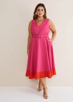 Raquel Belted Fit And Flare Dress -TrendLust Verkäufe 221436697 06 raquel belted fit and flare dress