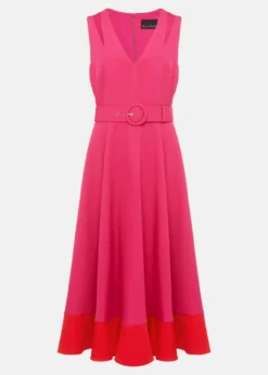 Raquel Belted Fit And Flare Dress -TrendLust Verkäufe 221436697 99 raquel belted fit and flare dress