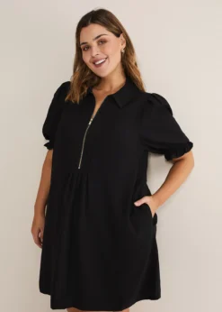 Candice Navy Zip Mini Dress -TrendLust Verkäufe 221449351 06 candice navy zip mini dress